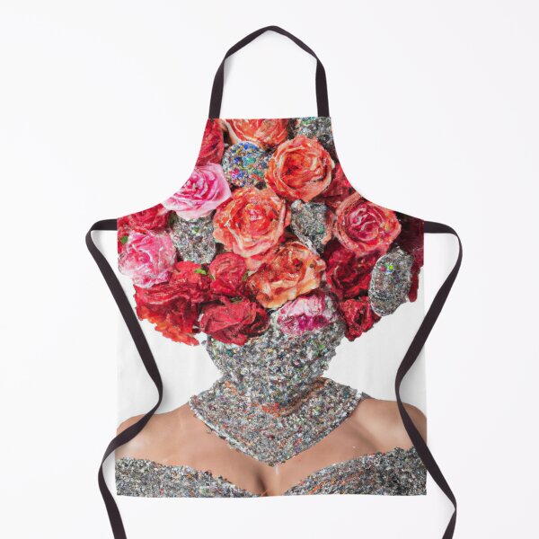 Item preview, Fine Art Headpiece Crystal Masquerade Mask Art, Fashion Photography, Altered Model Portrait. Digital Art Print, Printable Wall Art designed and sold by RadRococo.