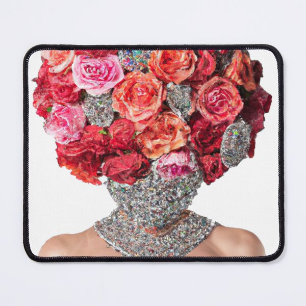 Artikelvorschau, Fine Art Headpiece Crystal Masquerade Mask Art, Fashion Photography, Altered Model Portrait. Digital Art Print, Printable Wall Art entworfen und verkauft von RadRococo.