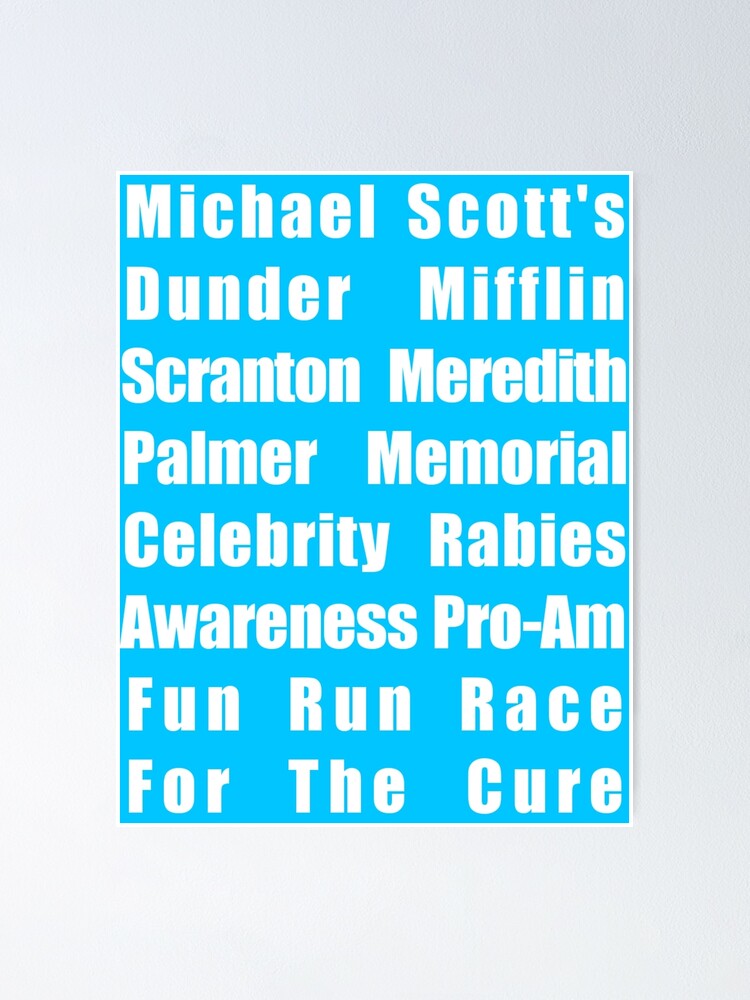 Michael Scott S Dunder Mifflin Scranton Meredith Palmer Memorial