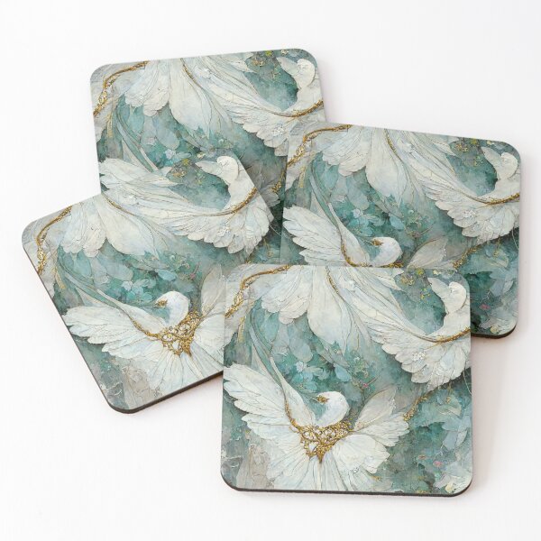 Item preview, Angelic Swan feathers designed and sold by BellasArtStudio.