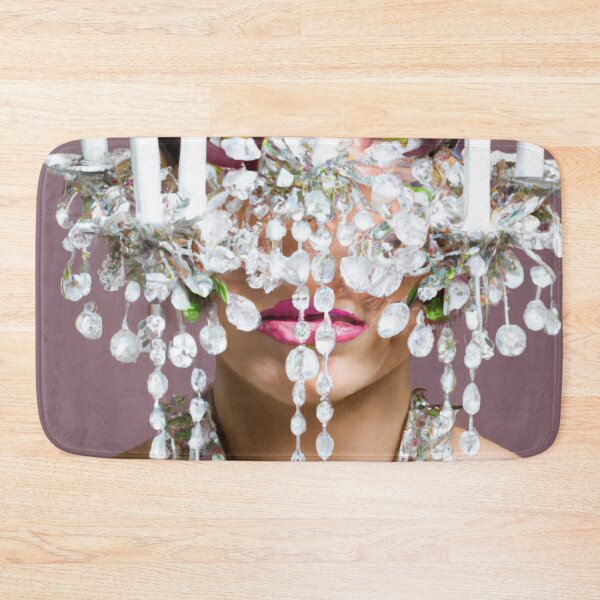 Item preview, Fine Art Headpiece Crystal Masquerade Mask Art, Fashion Photography, Altered Model Portrait. Digital Art Print, Printable Wall Art designed and sold by RadRococo.