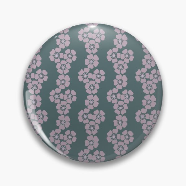 Item preview, Wax Flower stripes - green designed and sold by Jane  Abbott Designs.