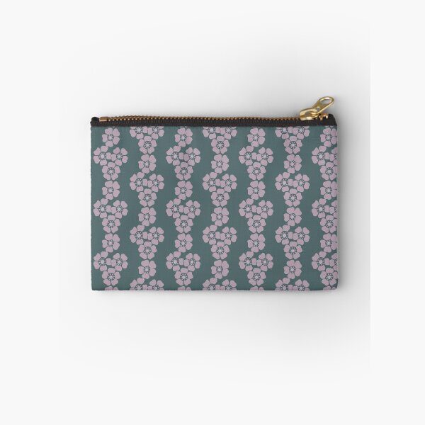 Item preview, Wax Flower stripes - green designed and sold by Jane  Abbott Designs.