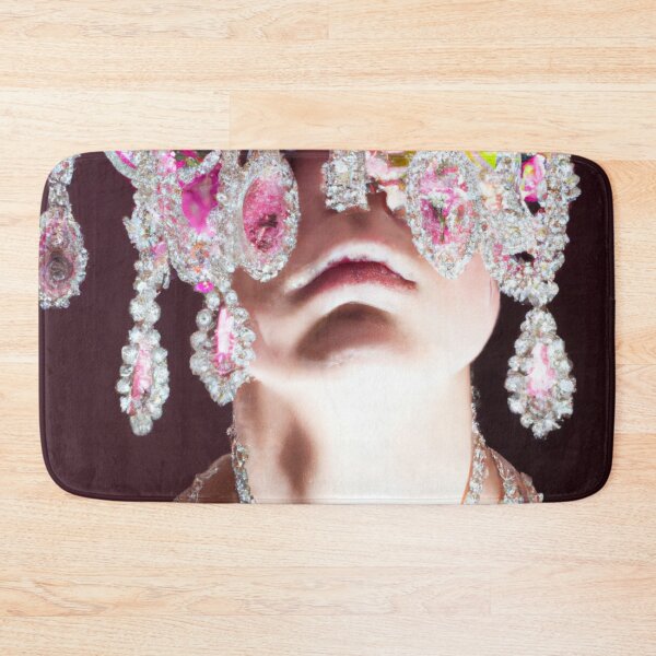 Item preview, Fine Art Headpiece Crystal Masquerade Mask Art, Fashion Photography, Altered Model Portrait. Digital Art Print, Printable Wall Art designed and sold by RadRococo.