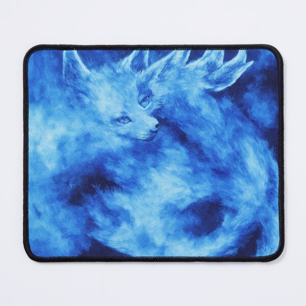 Item preview, Blue Foxes with Blue Flame Bodies Digital Art designed and sold by DesignerKin.