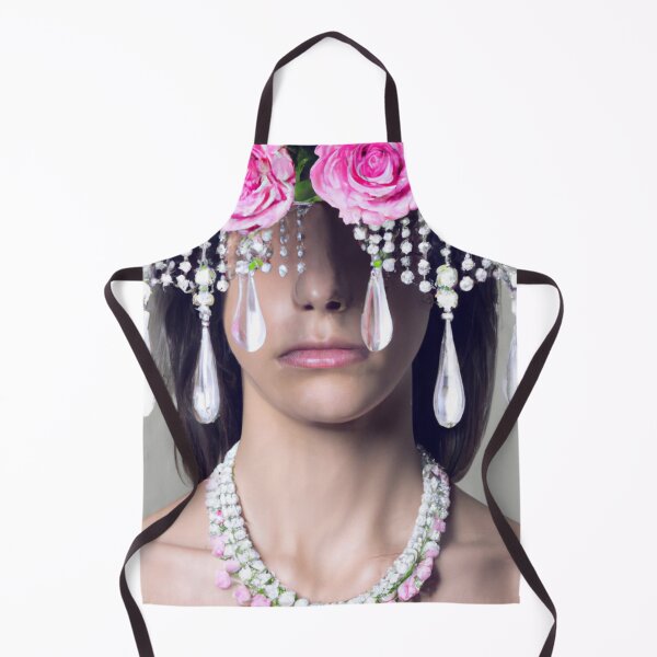 Item preview, Fine Art Headpiece Crystal Masquerade Mask Art, Fashion Photography, Altered Model Portrait. Digital Art Print, Printable Wall Art designed and sold by RadRococo.