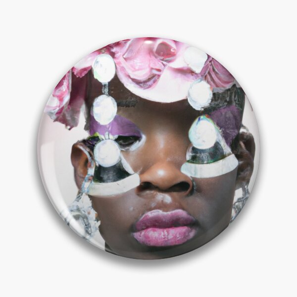 Item preview, Fine Art Headpiece Crystal Masquerade Mask Art, Fashion Photography, Altered Model Portrait. Digital Art Print, Printable Wall Art designed and sold by RadRococo.