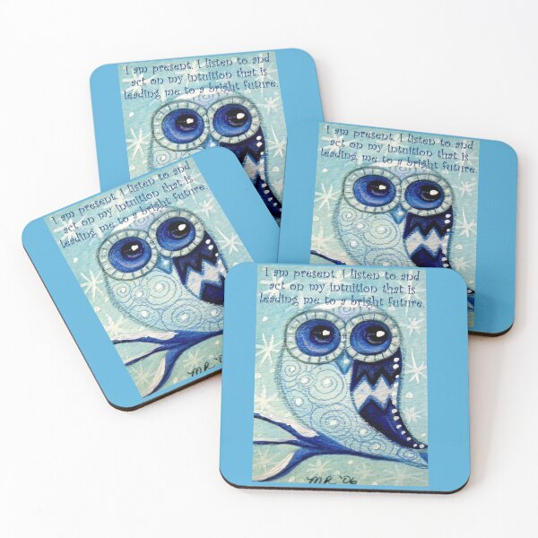 Item preview, Winter Intuition Owl designed and sold by oceanlady65.