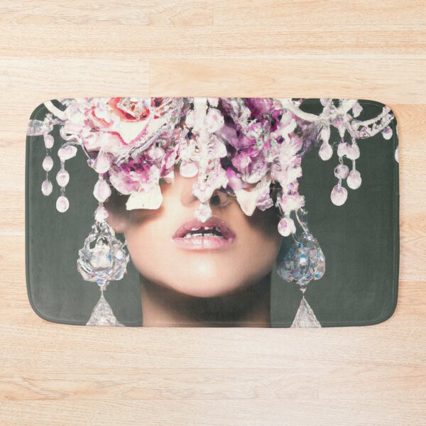 Item preview, Fine Art Headpiece Crystal Masquerade Mask Art, Fashion Photography, Altered Model Portrait. Digital Art Print, Printable Wall Art designed and sold by RadRococo.