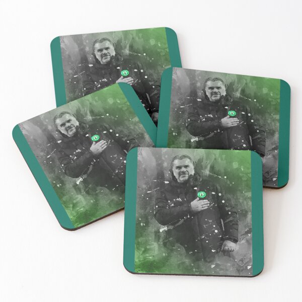 Item preview, Ange Postecoglou Celtic Football Club Manager Art   designed and sold by LisaAngelLtd.