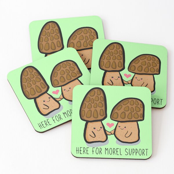 Item preview, Here for Morel Support: Morels or Fungi board game inspired design designed and sold by Artbyacat.