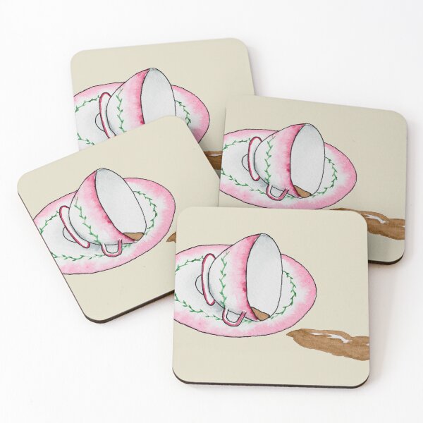 Item preview, Spilt Tea Watercolour designed and sold by Nicky Rollings.