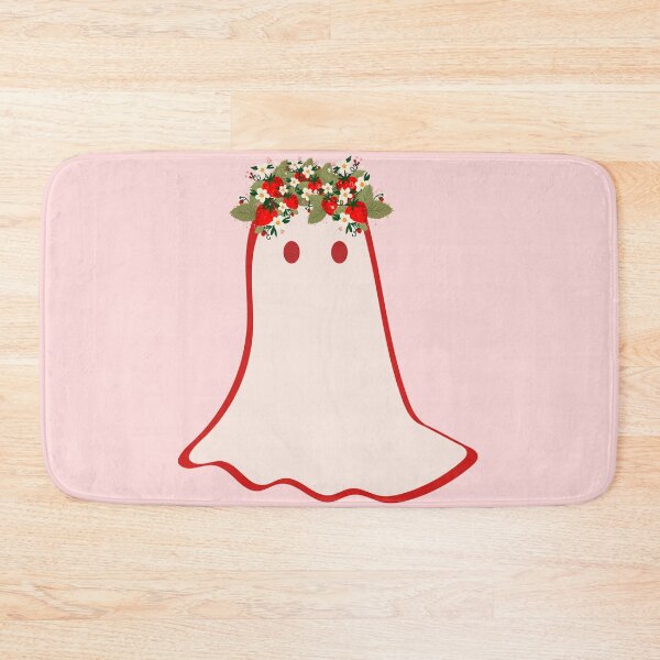 Item preview, Strawberry Ghost Flower Crown in Pastel Pink designed and sold by Pink Ribbon.