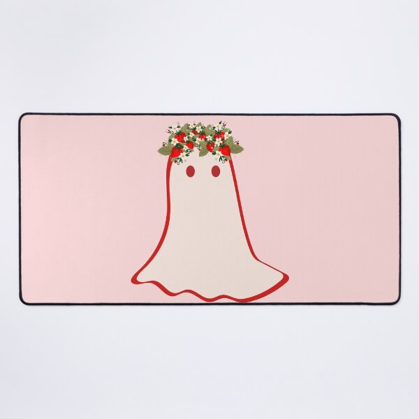 Item preview, Strawberry Ghost Flower Crown in Pastel Pink designed and sold by Pink Ribbon.