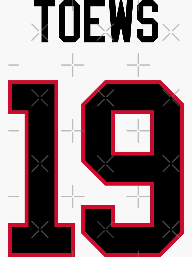 Jonathan Toews White Sticker