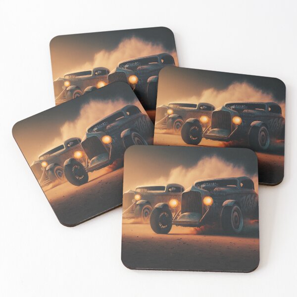 Item preview, Hot Rods Desert Race, a perfect gift for all American Muscle Car fans #1 designed and sold by RodZnRoll.