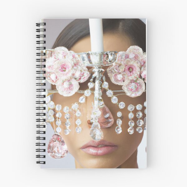 Artikelvorschau, Fine Art Headpiece Crystal Masquerade Mask Art, Fashion Photography, Altered Model Portrait. Digital Art Print, Printable Wall Art entworfen und verkauft von RadRococo.
