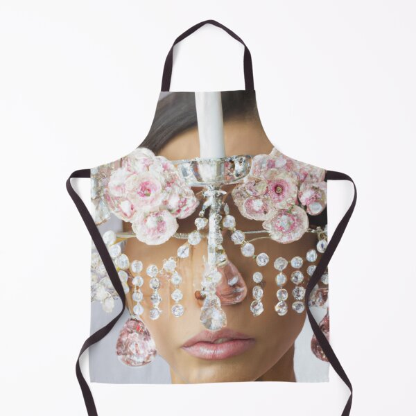 Item preview, Fine Art Headpiece Crystal Masquerade Mask Art, Fashion Photography, Altered Model Portrait. Digital Art Print, Printable Wall Art designed and sold by RadRococo.