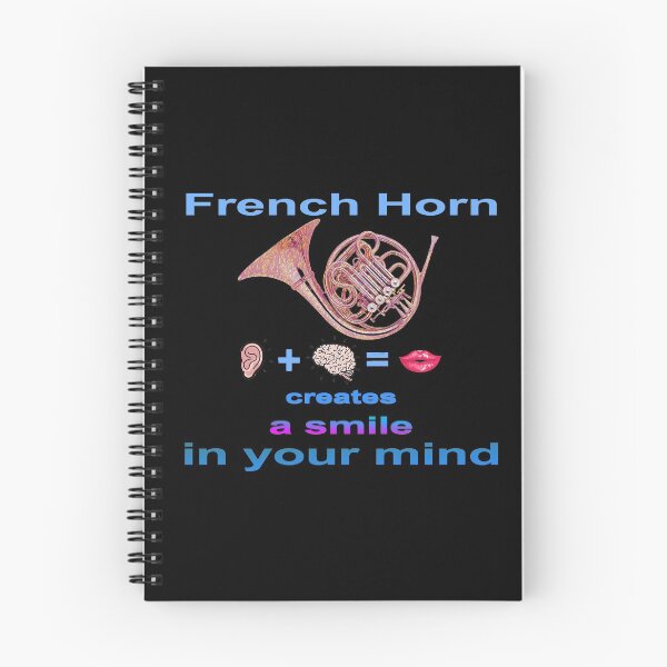 Item preview, French Horn Creates a Smile in Your Mind designed and sold by MissMusica.