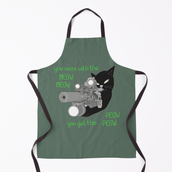 Item preview, You Mess With The Meow Meow Black designed and sold by ViewerEqualsPhoton.