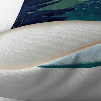 Alternate view of Canadian Mountain Throw Pillow