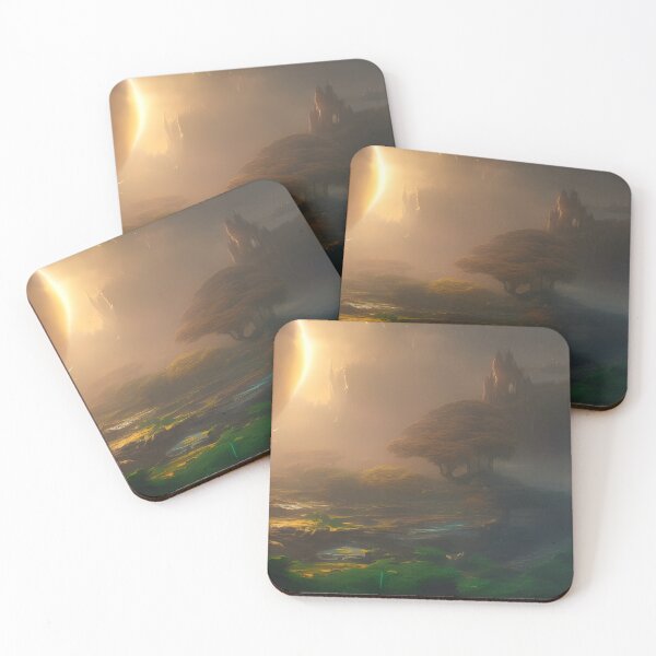 Item preview, Fantasy planet earth with castles designed and sold by Othala-Project.
