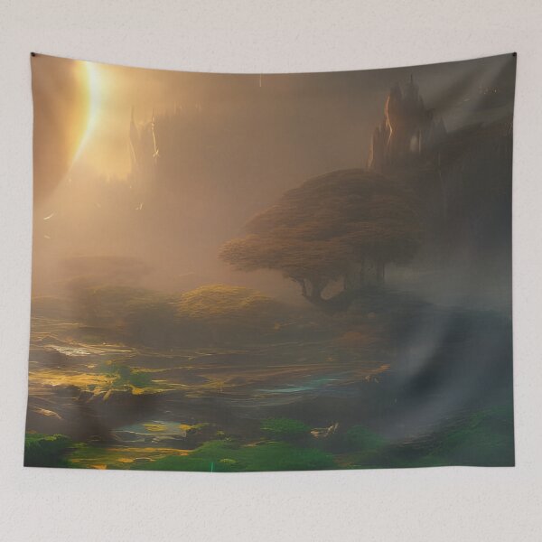 Item preview, Fantasy planet earth with castles designed and sold by Othala-Project.