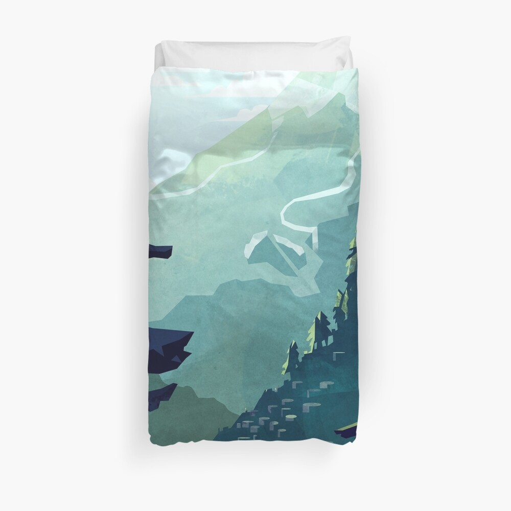 Canadian Mountain Duvet Cover