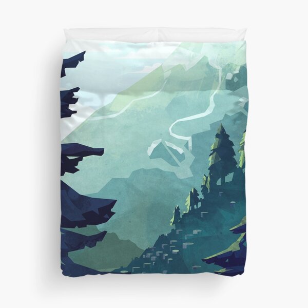 Canadian Mountain Duvet Cover