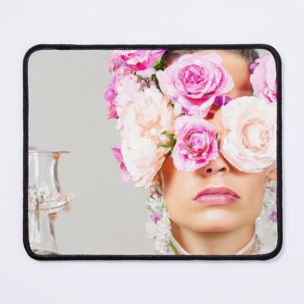 Item preview, Fine Art Headpiece Crystal Masquerade Mask Art, Fashion Photography, Altered Model Portrait. Digital Art Print, Printable Wall Art designed and sold by RadRococo.