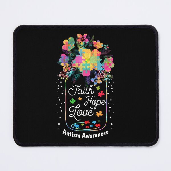 Item preview, Faith Hope Love Autism Awareness designed and sold by Helbon-art.