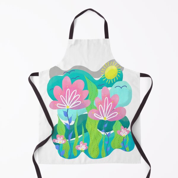Aperçu de l'œuvre Scène abstraite de fantaisie florale créée et vendue par PaperieJennifer.