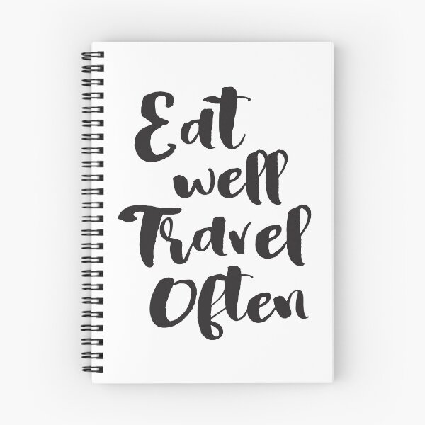 Item preview, Eat Well Travel Often Kathy Adventure Typography designed and sold by Cloud9hopper.
