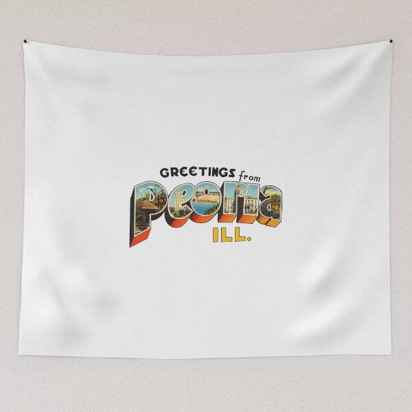 Item preview, Greetings from Peoria, Illinois designed and sold by reapolo.