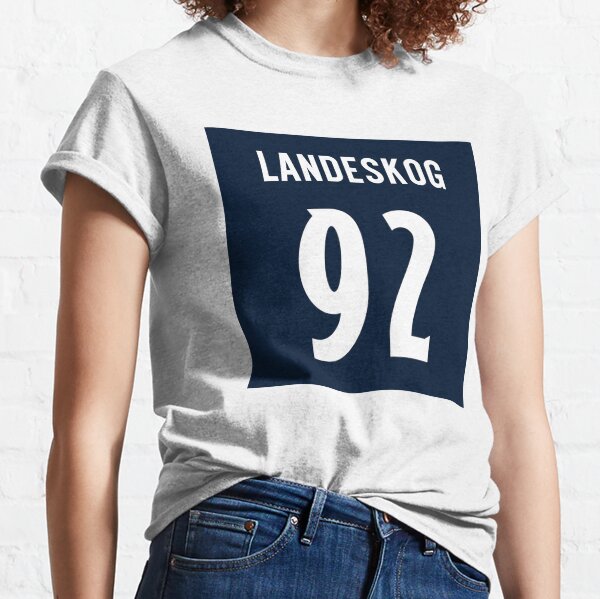 landeskog and the goal - Gabriel Landeskog - Baseball T-Shirt