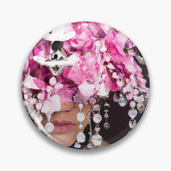 Item preview, Fine Art Headpiece Crystal Masquerade Mask Art, Fashion Photography, Altered Model Portrait. Digital Art Print, Printable Wall Art designed and sold by RadRococo.
