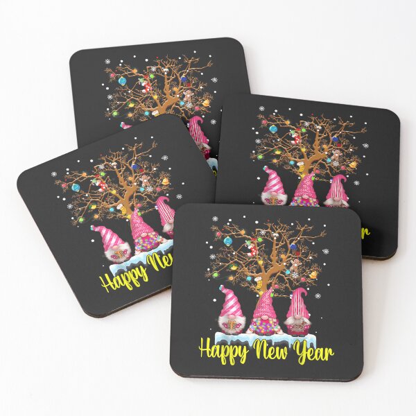 Item preview, Happy New Year 2023 Pink Gnomes Xmas Family Fireworks T-Shirt designed and sold by Bobby-Bancel.