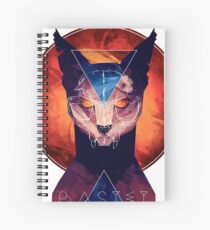Bastet - Cat Goddess Spiral Notebook