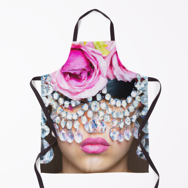 Item preview, Fine Art Headpiece Crystal Masquerade Mask Art, Fashion Photography, Altered Model Portrait. Digital Art Print, Printable Wall Art designed and sold by RadRococo.