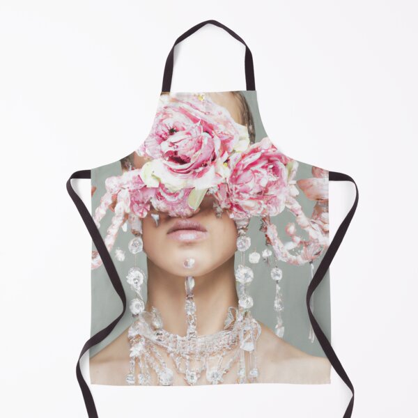 Item preview, Fine Art Headpiece Crystal Masquerade Mask Art, Fashion Photography, Altered Model Portrait. Digital Art Print, Printable Wall Art designed and sold by RadRococo.