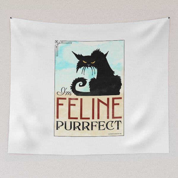 Artikelvorschau, Ich bin katzenartiger Purrfect Art-Deco-Vintager Artentwurf. entworfen und verkauft von GarmentMonkeyCo.