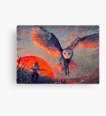 Owl Hunt Canvas Print