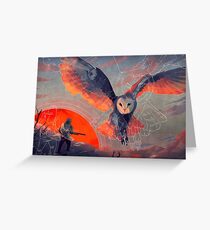 Owl Hunt Greeting Card