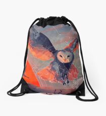 Owl Hunt Drawstring Bag