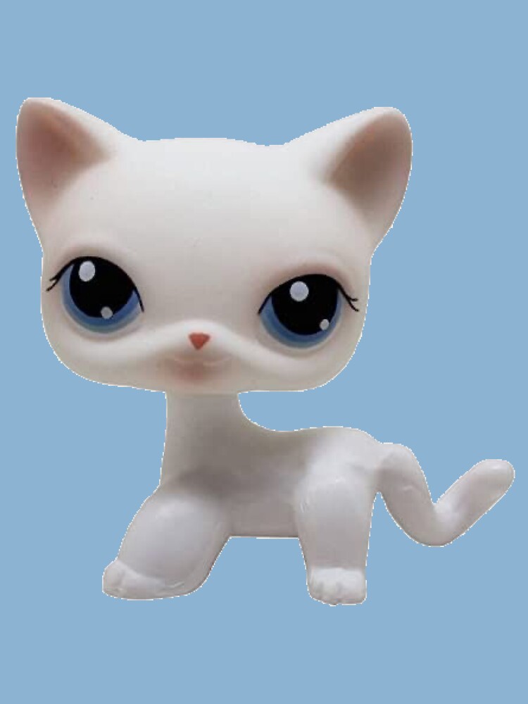 Littlest pet shop white hot sale cat