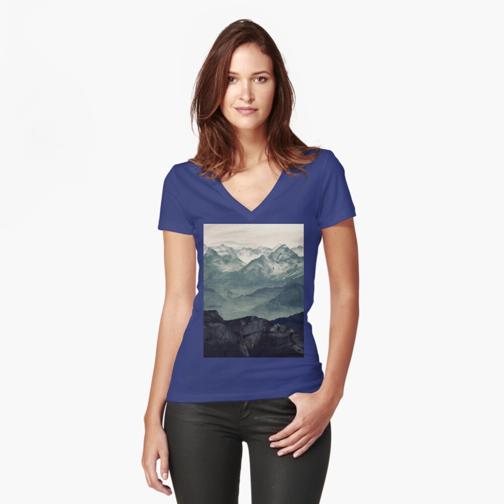 Item preview, Fitted V-Neck T-Shirt designed and sold by MicaelaDawn.