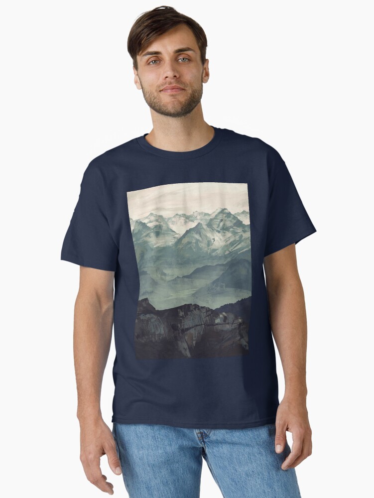 Thumbnail 1 of 7, Classic T-Shirt, Mountain Fog designed and sold by MicaelaDawn.