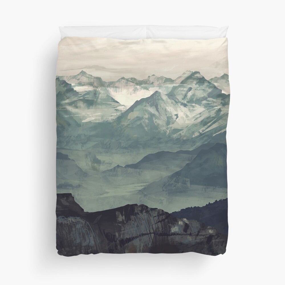 Mountain Fog Duvet Cover