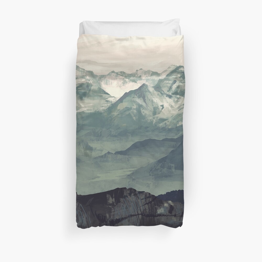 Mountain Fog Duvet Cover