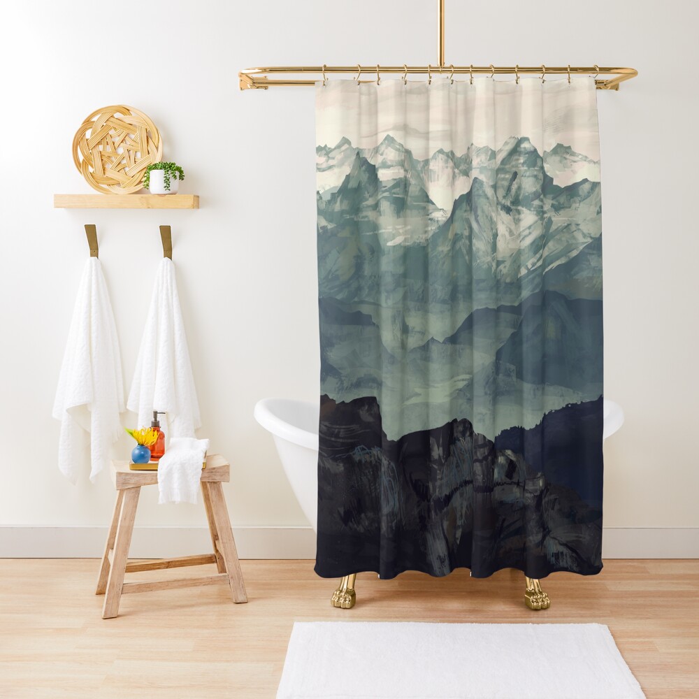 Mountain Fog Shower Curtain